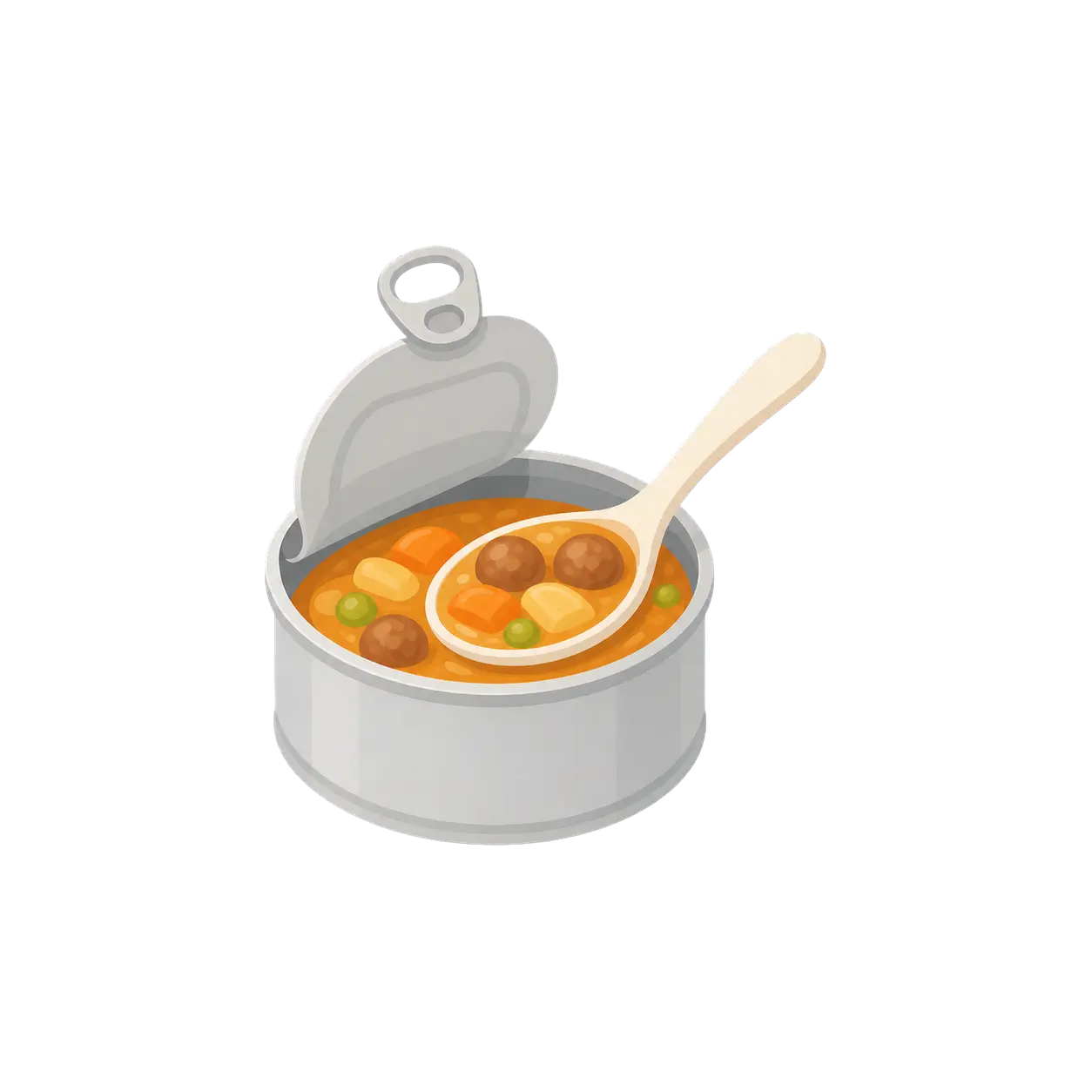 Sopas y platos preparados enlatados