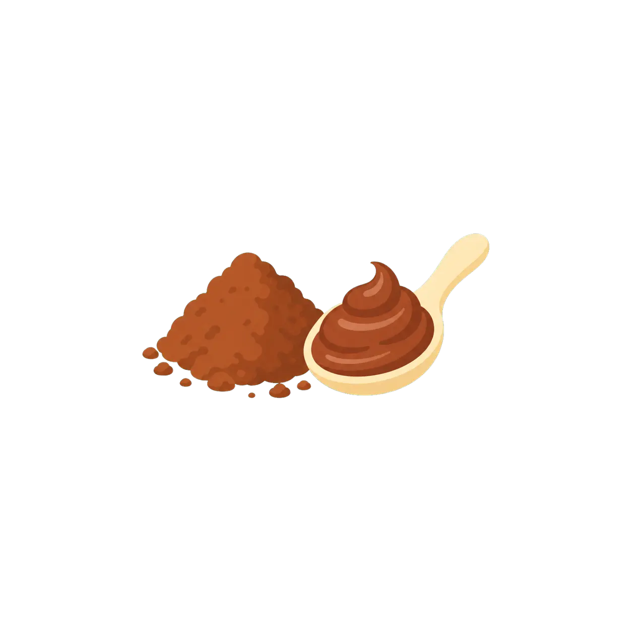 Cacao y glaseado